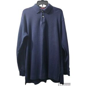Saddlebred Mens Medium Sweater 100% Cotton  Navy‎